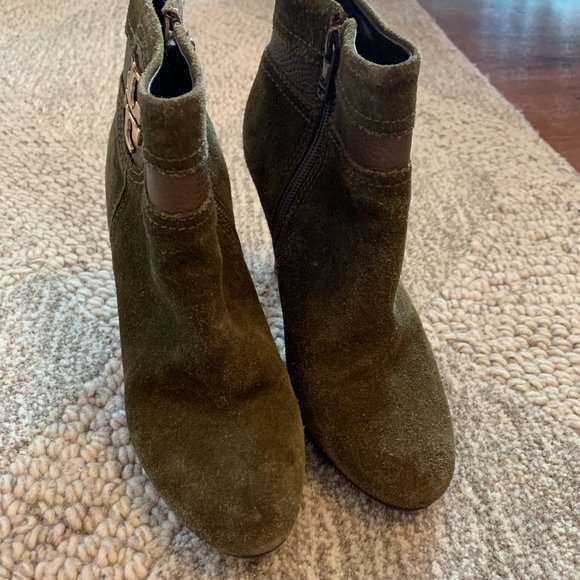 Tory Burch Alaina Suede Booties - Picture 3 of 6